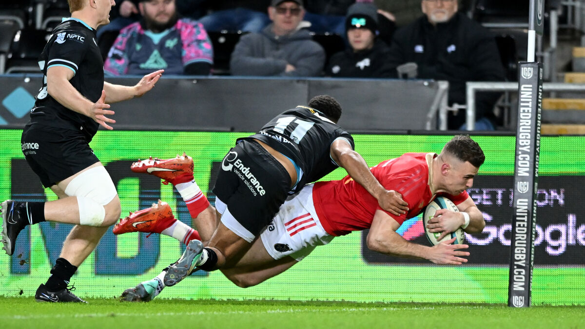Quick fire start sets Munster on the road to a big win over the Ospreys in Wales