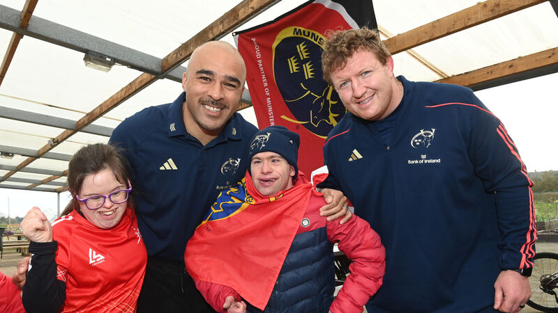 Watch: Munster rugby legends help launch Saddle Up for Down Syndrome fundraiser Watch: Munster rugby legends help launch Saddle Up for Down Syndrome fundraiser