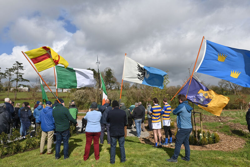 The colour party opening of a memorial garden in honour of the Ballycannon Boys at Ballycannon Park, Cork. Picture Dan Linehan The colour party opening of a memorial garden in honour of the Ballycannon Boys at Ballycannon Park, Cork. Picture Dan Linehan