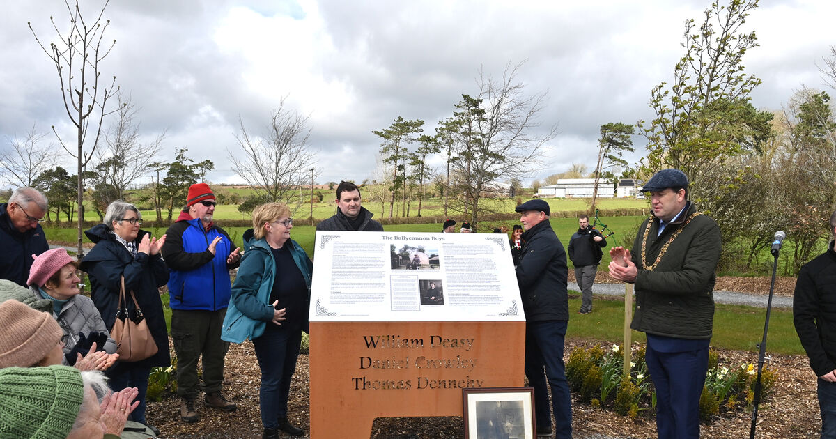 Pictures: Memorial garden is dedicated to the Ballycannon Boys - Vimarsana News