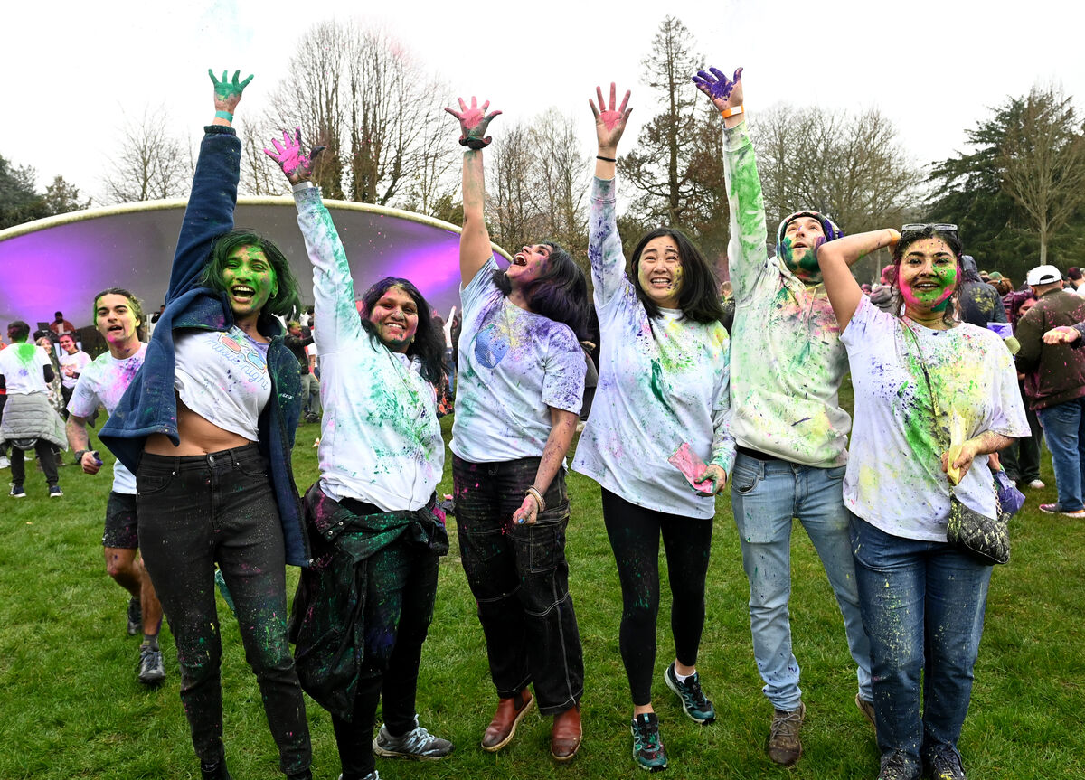  The 'Holi' Festival of Colours marks the arrival of spring and the end of winter.