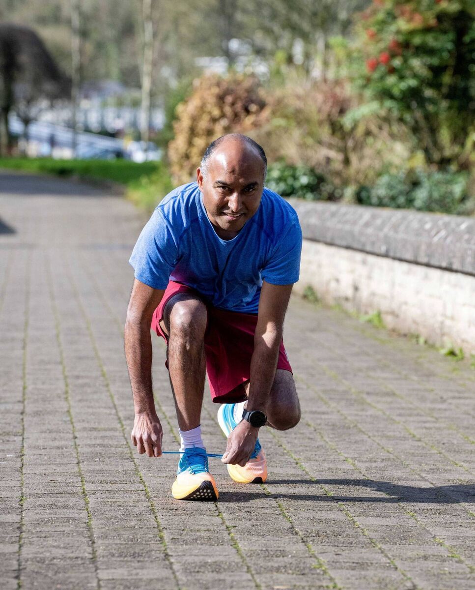 Kannan Natchimuthu, who is taking part in the London Marathon next month. Picture: Brian Lougheed. Kannan Natchimuthu, who is taking part in the London Marathon next month. Picture: Brian Lougheed.