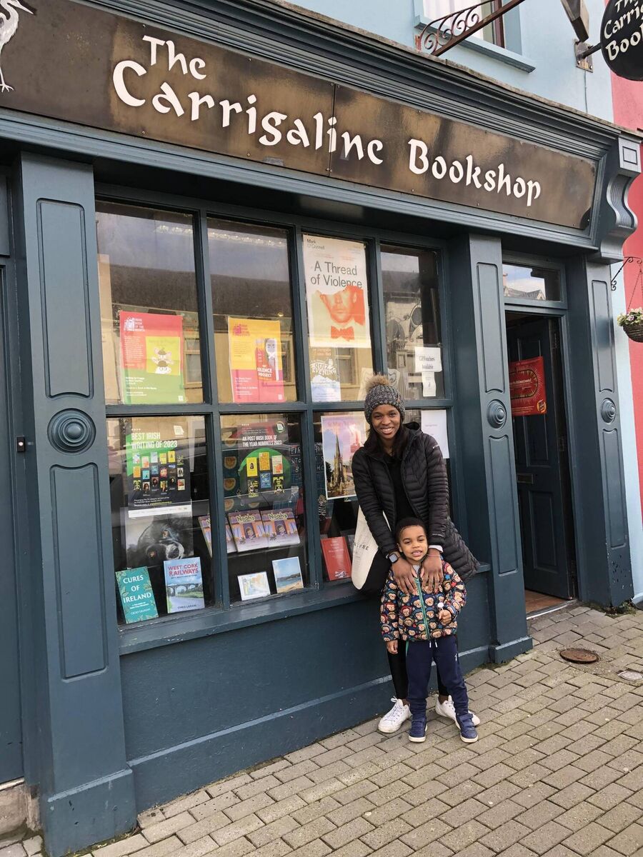  Nadine Hughes Campbell and her son Noah.