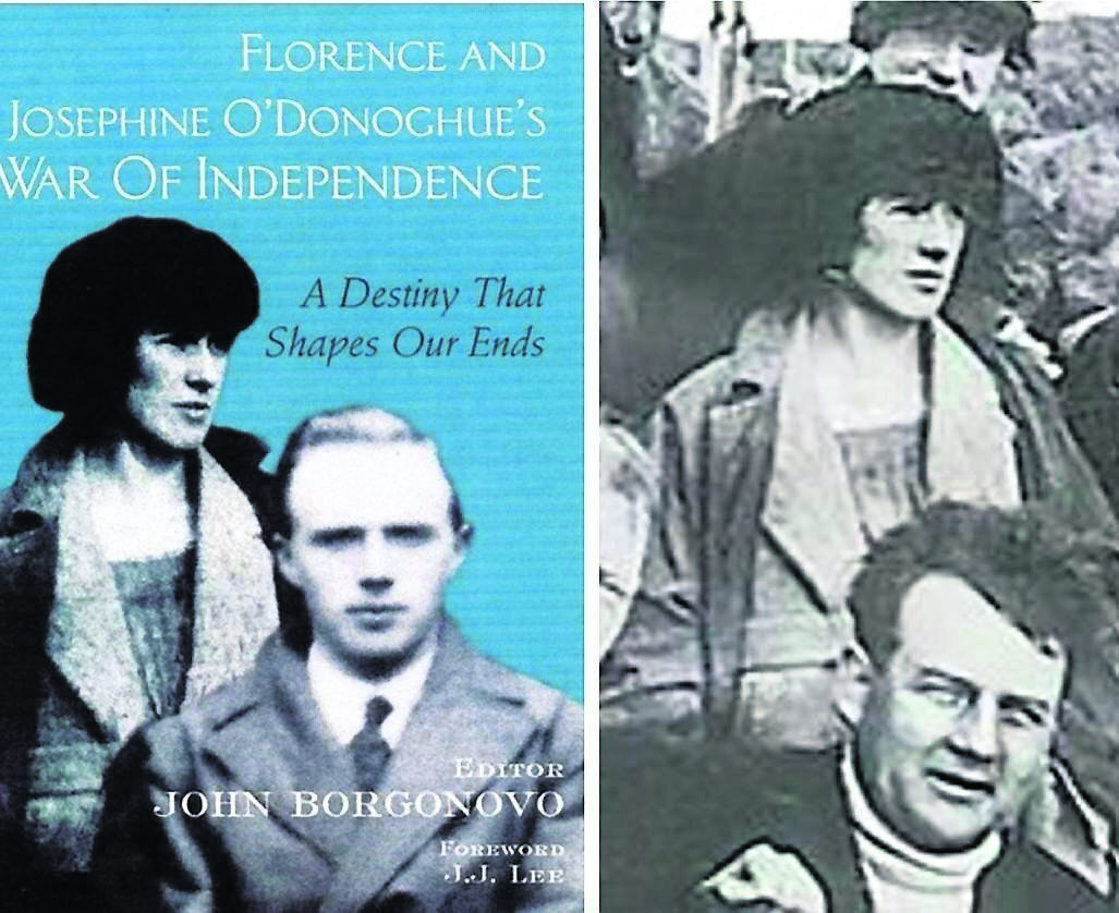 The cover of John Borgonovo’s book, Florence And Josephine O’Donoghue’s War Of Independence, showing what appears to be the same photo of Josephine as we ran last week in Throwback Thursday