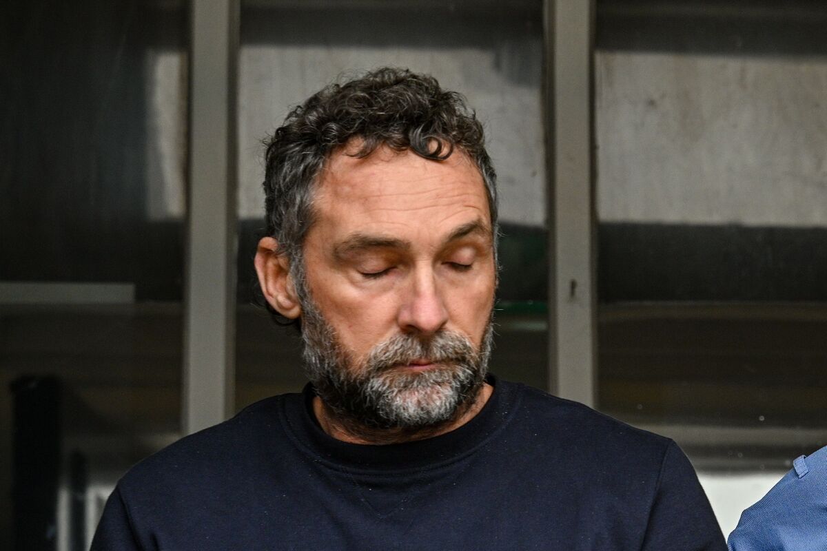 Raul Garcia Taberes being escorted from Bridewell Garda Station. File image. Picture by Chani Anderson