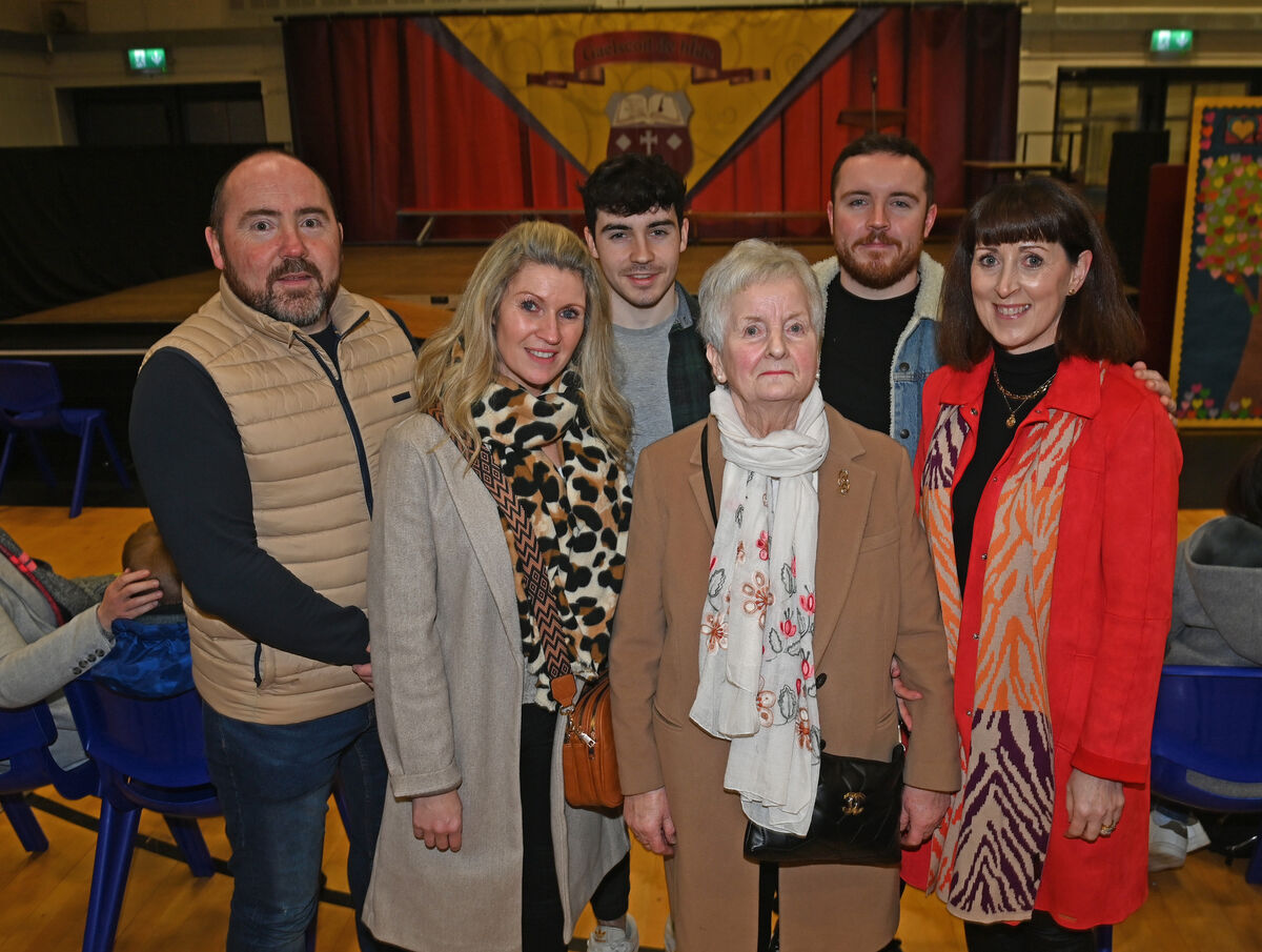 The McGrath family at the launch of Gaelscoil de hÍde commemorative book to mark 40 years in Fermoy. Picture: Eddie O'Hare.