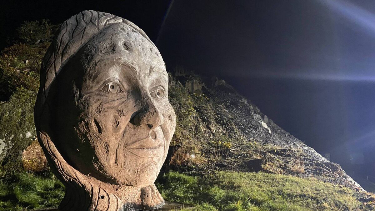 Goddess and Bronze Age girl landmark sculptures adorn Cork bypass