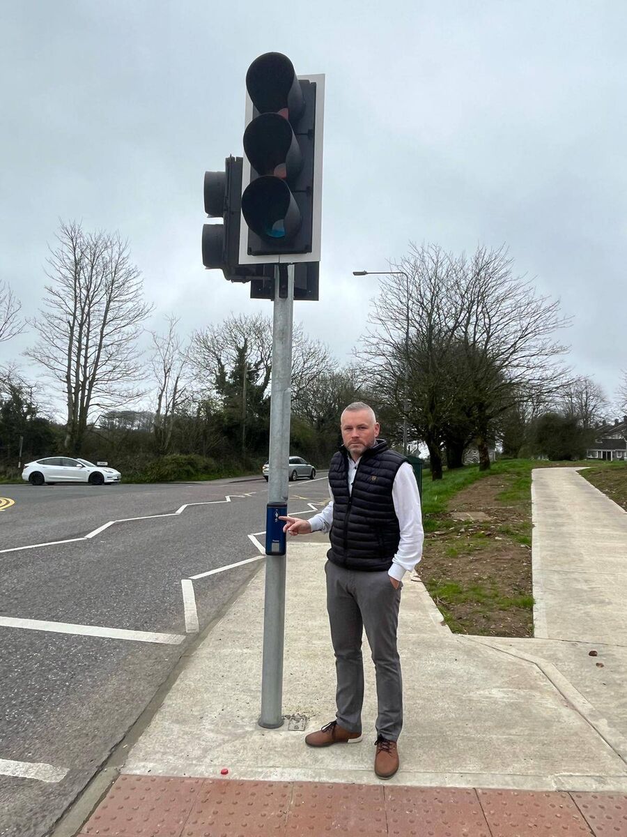 Cork City North East Labour Party councillor John Maher at the new signalised pedestrian crossing on the Old Youghal Road. Cork City North East Labour Party councillor John Maher at the new signalised pedestrian crossing on the Old Youghal Road.
