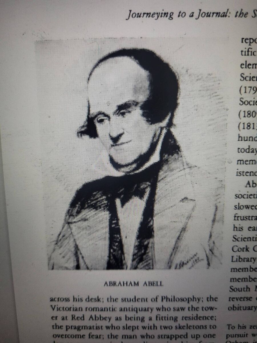 Abraham Abell owned 4,500 books and and walked his age in miles on each birthday. Abraham Abell owned 4,500 books and and walked his age in miles on each birthday.