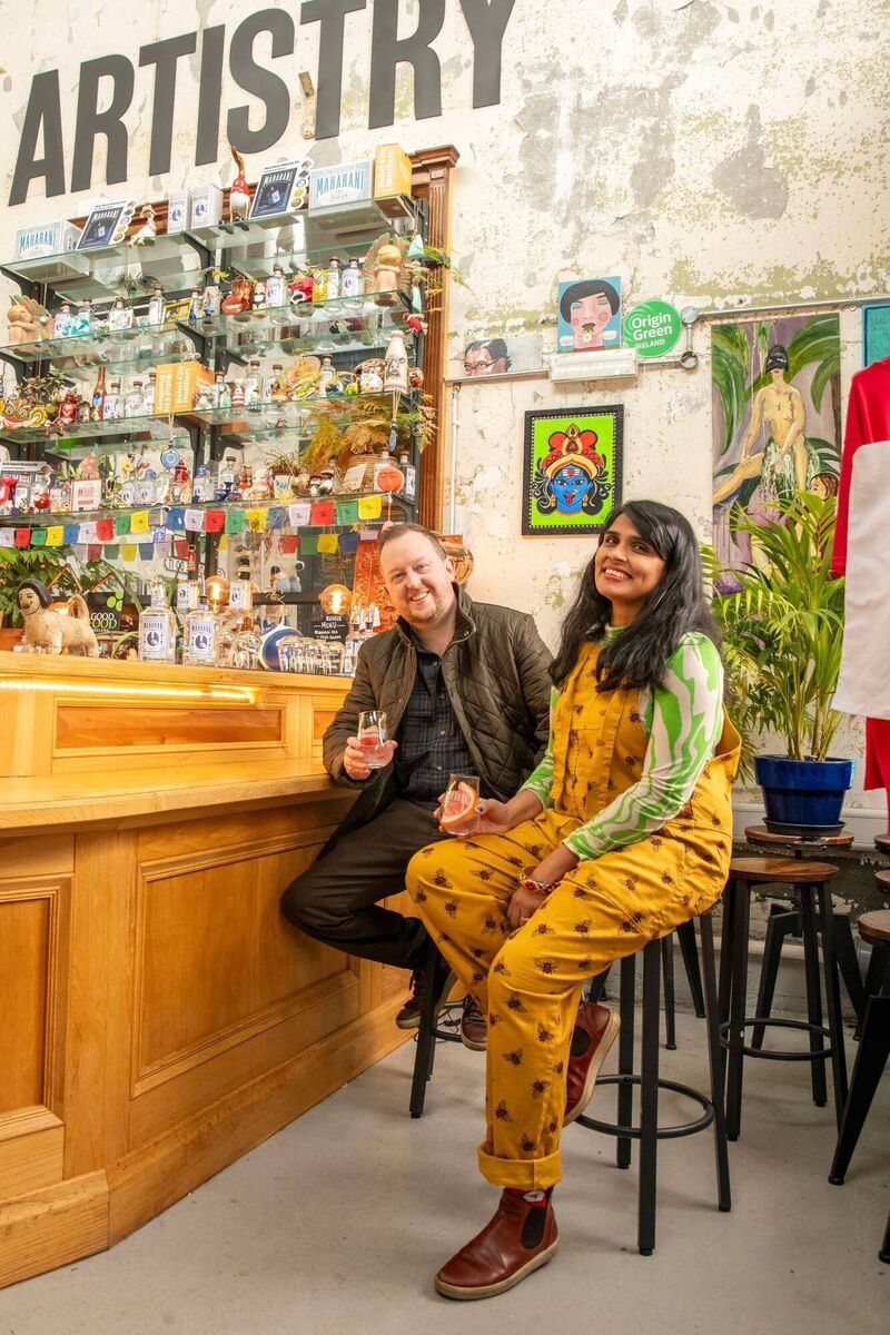 Robert and Bhagya Barrett in their distillery, located in the old Ford Car Factory in the Docklands. Robert and Bhagya Barrett in their distillery, located in the old Ford Car Factory in the Docklands.