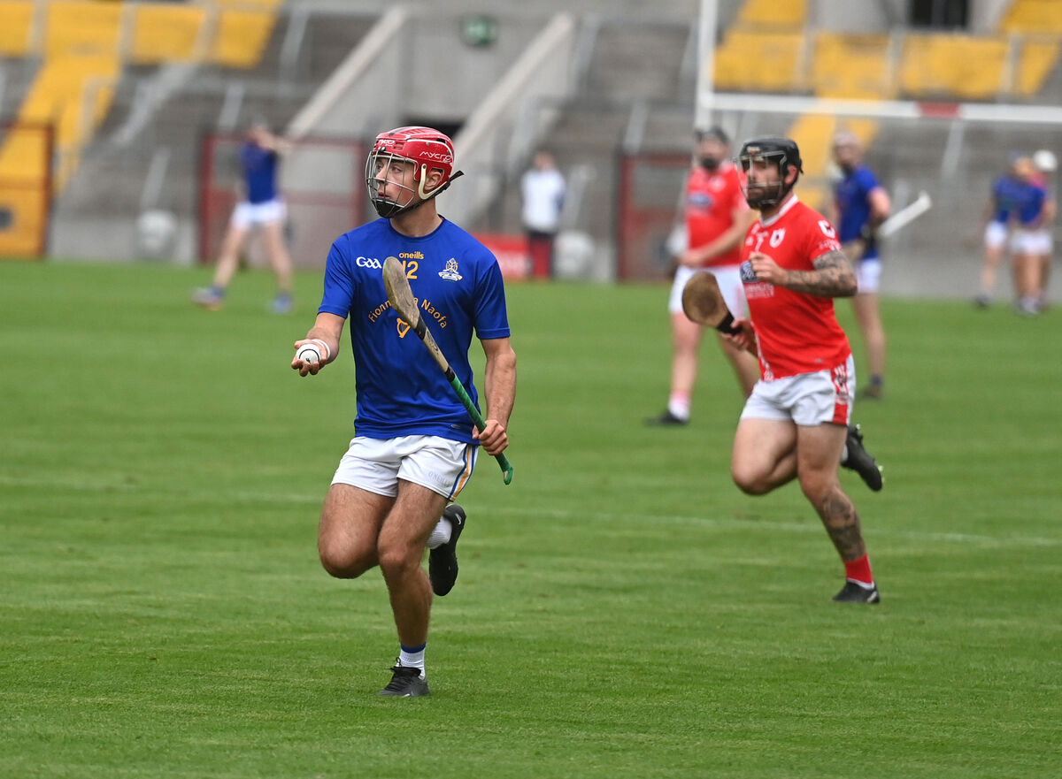  William Buckley in St Finbarr's colours, about to shoot in last year's Co-op SuperStores Cork Premier SHC quarter-final against Charleville. Picture: Larry Cummins