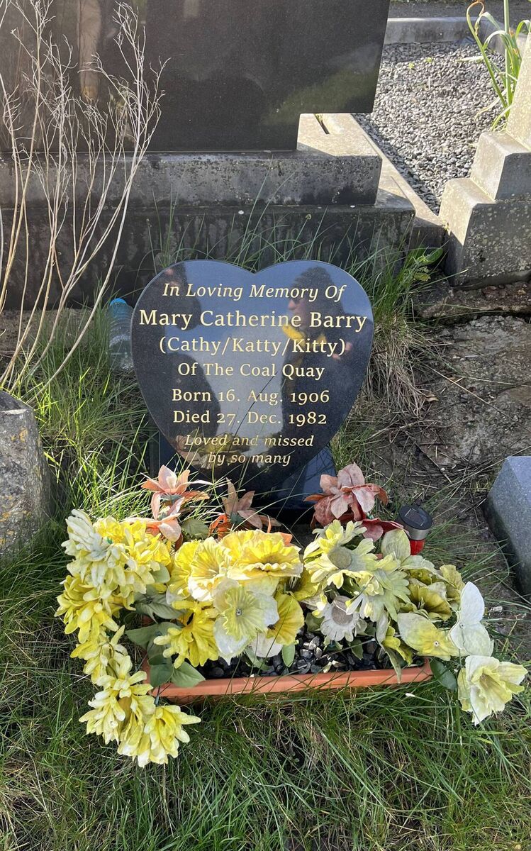 The grave of Katty Barry, "the Queen of the Coal Quay". Picture: Donal O'Keeffe The grave of Katty Barry, "the Queen of the Coal Quay". Picture: Donal O'Keeffe