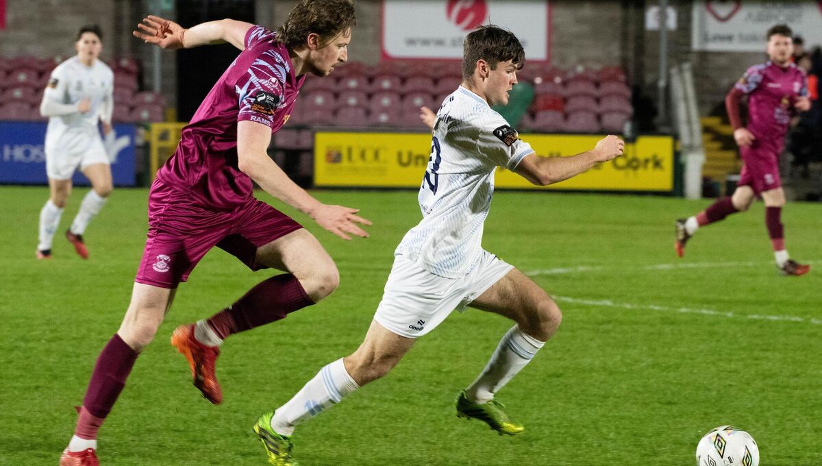UCD's Donal Higgins is chased by Cobh Ramblers Matthew McKevitt during the recent Airtricity League First Division match at Turners Cross. Picture: Howard Crowdy UCD's Donal Higgins is chased by Cobh Ramblers Matthew McKevitt during the recent Airtricity League First Division match at Turners Cross. Picture: Howard Crowdy
