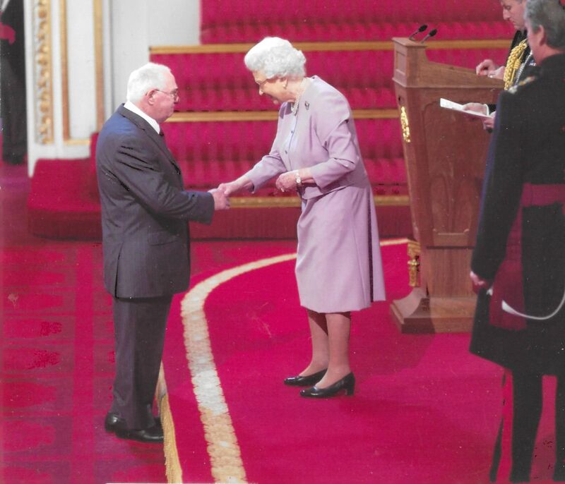 Cork boxing coach Frank O'Sullivan MBE, meets the late Queen Elizabeth Cork boxing coach Frank O'Sullivan MBE, meets the late Queen Elizabeth
