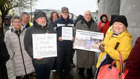 'We need infrastructure': Kilcully locals protest at City Hall calling for road safety measures