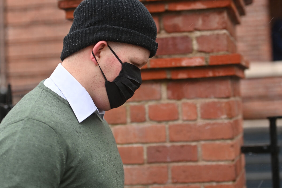 21-year-old Ricardo Hoey (pictured) of 7 Ardcarrig, Carrigaline, County Cork, and 19-year-old Jordan Deasy of 41 Ravensdale, Heron's Wood, both pleaded not guilty to the single charge against them that on December 28 2022 at Glenwood estate, Carrigaline, County Cork, they did murder 29-year-old Matt O’Neill, contrary to common law.