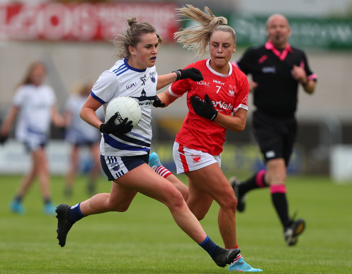 Kellyann Hogan of Waterford in action against Laura O’Mahony of Cork. Hogan will be one of the players that the Deise will look to when the sides meet in the opening round of the Munster championship on April 20.