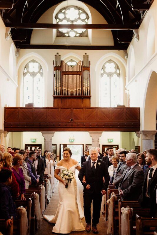 Groom Coran said his favourite moment of the day was Róisín walking up the aisle with her dad. Groom Coran said his favourite moment of the day was Róisín walking up the aisle with her dad.
