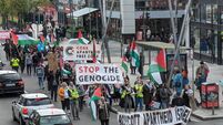 Gazan woman addresses Cork city rally
