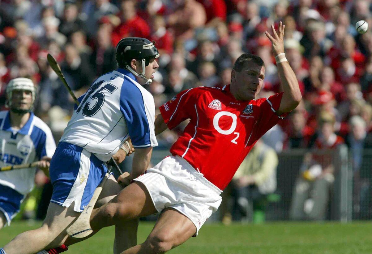 Cork's Diarmuid O'Sullivan battles against Paul Flynn of Waterford in the 2004 Munster SHC final. Picture: Inpho/Lorraine O'Sullivan Cork's Diarmuid O'Sullivan battles against Paul Flynn of Waterford in the 2004 Munster SHC final. Picture: Inpho/Lorraine O'Sullivan