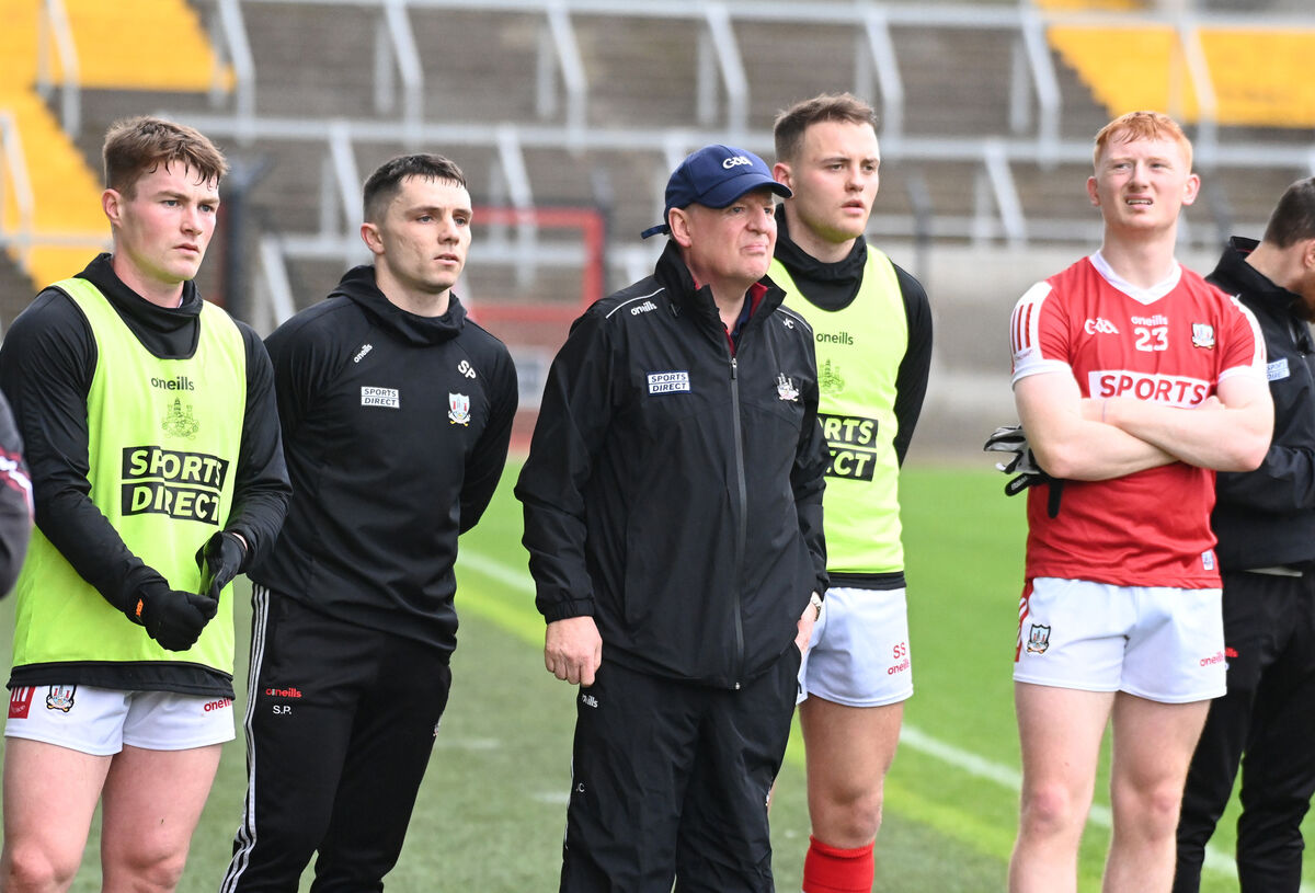 Cork manager John Cleary with some of his players. Picture: Eddie O'Hare Cork manager John Cleary with some of his players. Picture: Eddie O'Hare