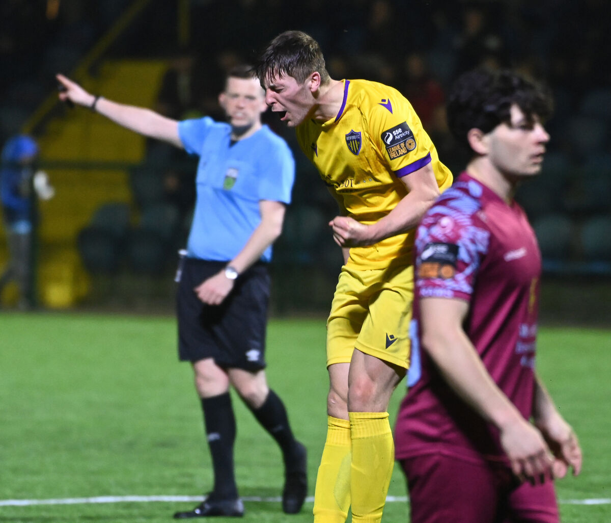 Wexford's Mark Hanratty celebrates his side's second goal against Cobh Ramblers. Picture: Eddie O'Hare