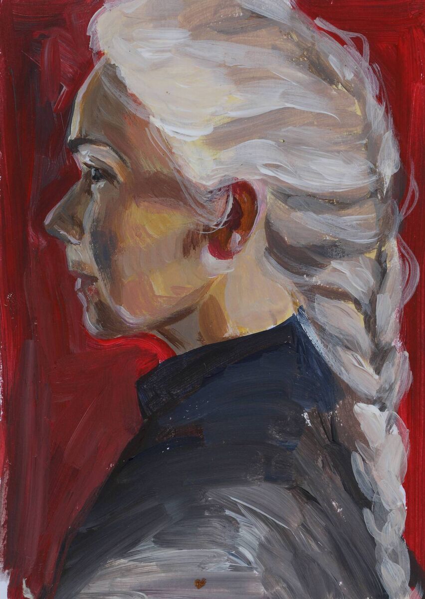 One of more than 3,300 original postcard-size artworks for sale in Incognito. Each piece is priced at €65, no matter the artist, with funds raised going to support the Jack and Jill Children’s Foundation’s in-home nursing care and respite support services for over 400 children across Ireland.