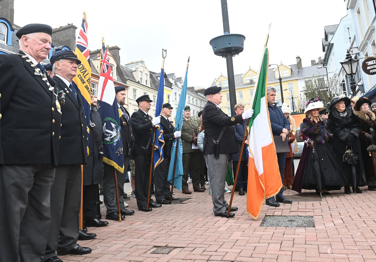  The people of Cobh commemorated the 112th anniversary of the sinking of Titanic on Sunday.  Pic Larry Cummins