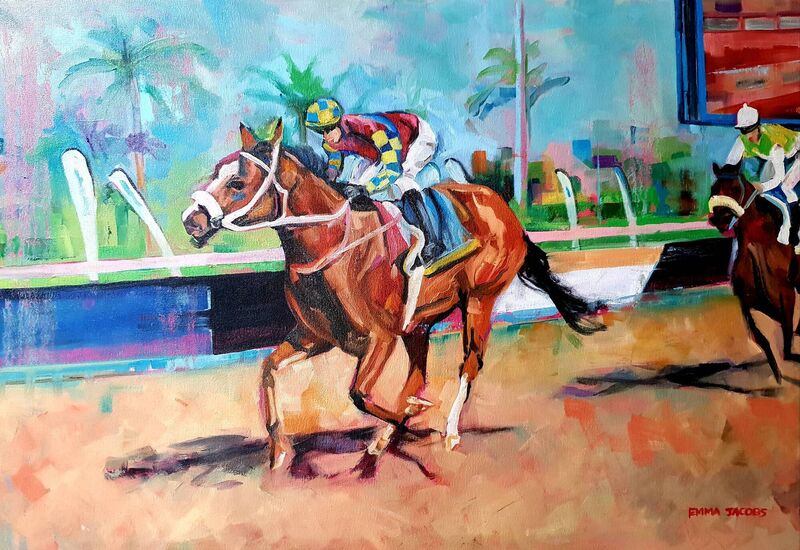 Racing to the Finish by Emma McNally Jacobs. Racing to the Finish by Emma McNally Jacobs.