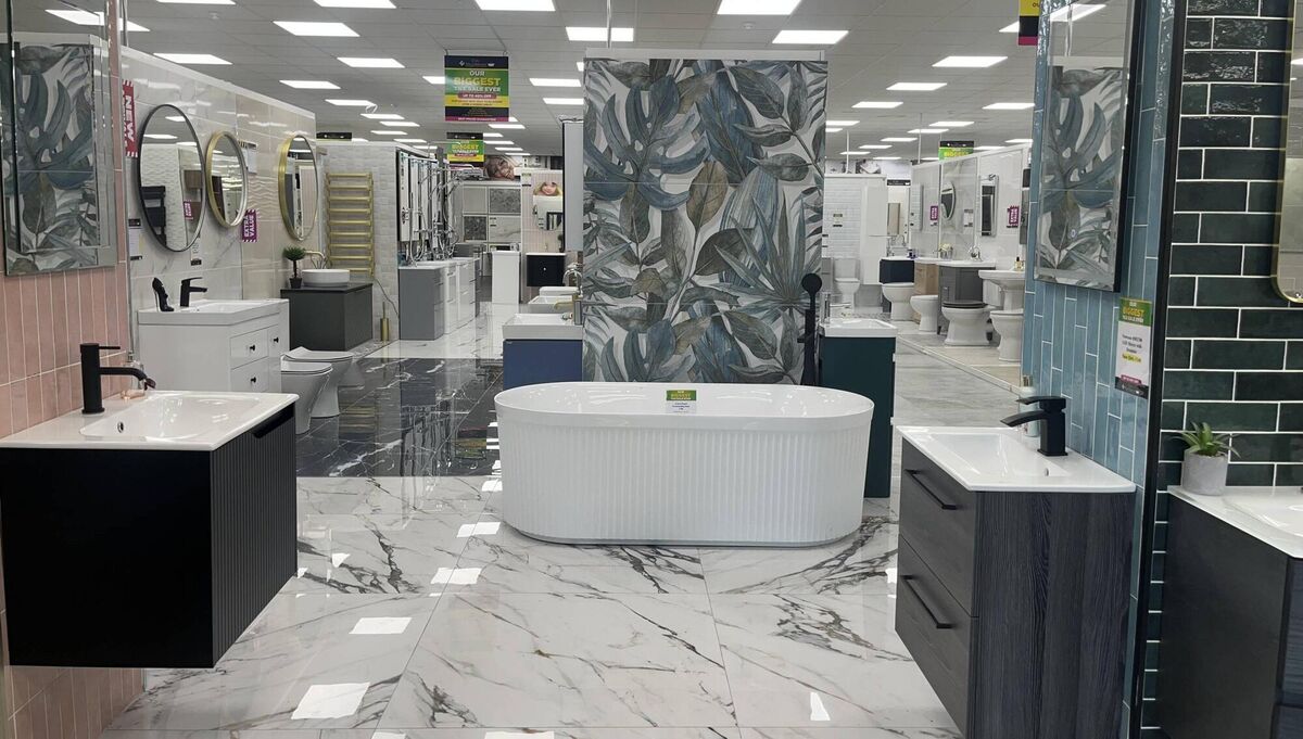 Brass fittings and marble effect tiles are just some of the trending items you can find at City Tiles & Bathrooms. Brass fittings and marble effect tiles are just some of the trending items you can find at City Tiles & Bathrooms.