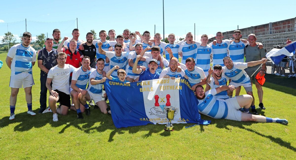  Ballyphehane celebrate winning the county JCFC title in 2022. Picture: Jim Coughlan