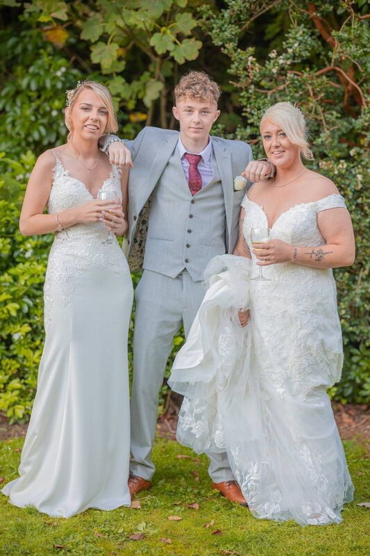 The newlyweds, Aisling and Noelle, with bestman Shane, on their special day. The newlyweds, Aisling and Noelle, with bestman Shane, on their special day.