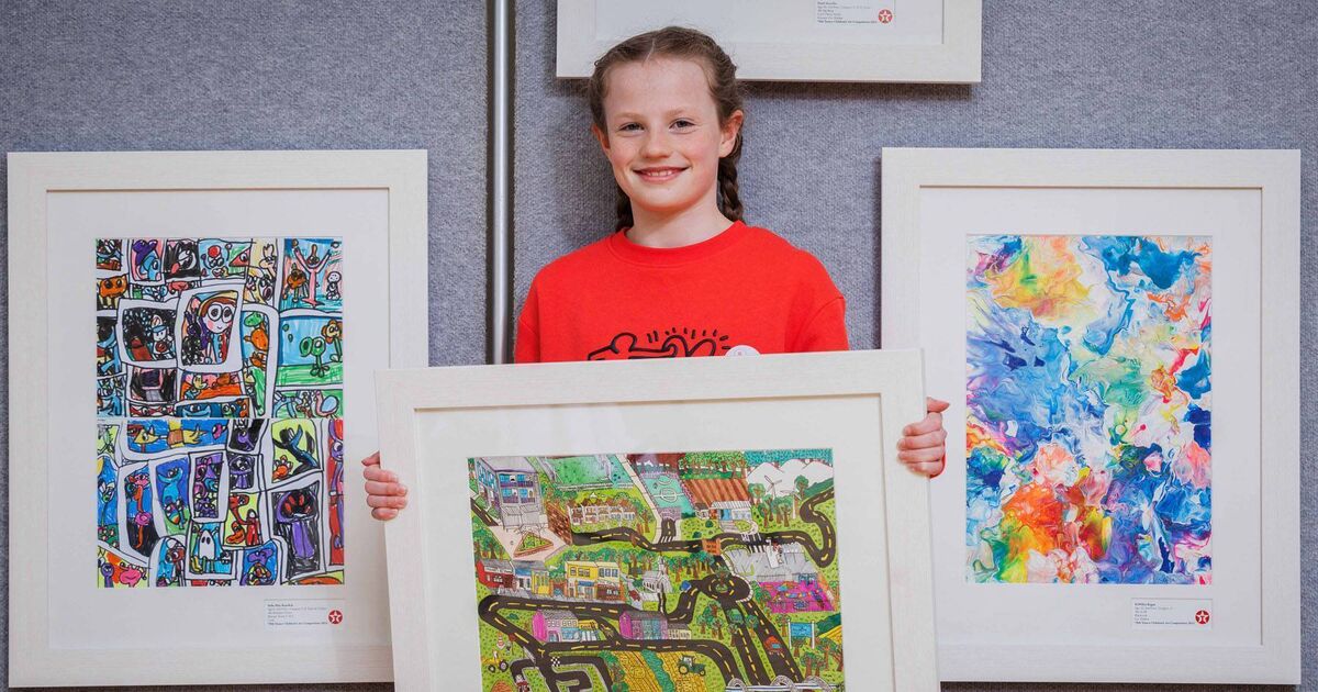 12 Cork children win big at Texaco art prizes - Vimarsana News