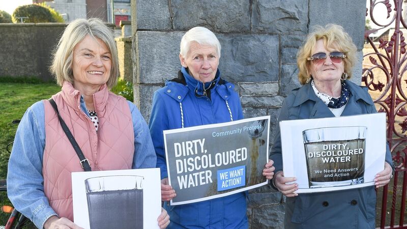 Cork city residents voice their frustrations at water quality protest Cork city residents voice their frustrations at water quality protest