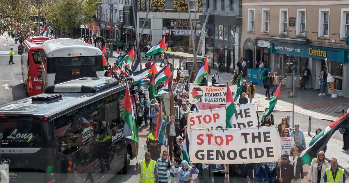 More than 1,100 protestors take part in 27th weekly Cork rally in support of Palestine - Vimarsana News