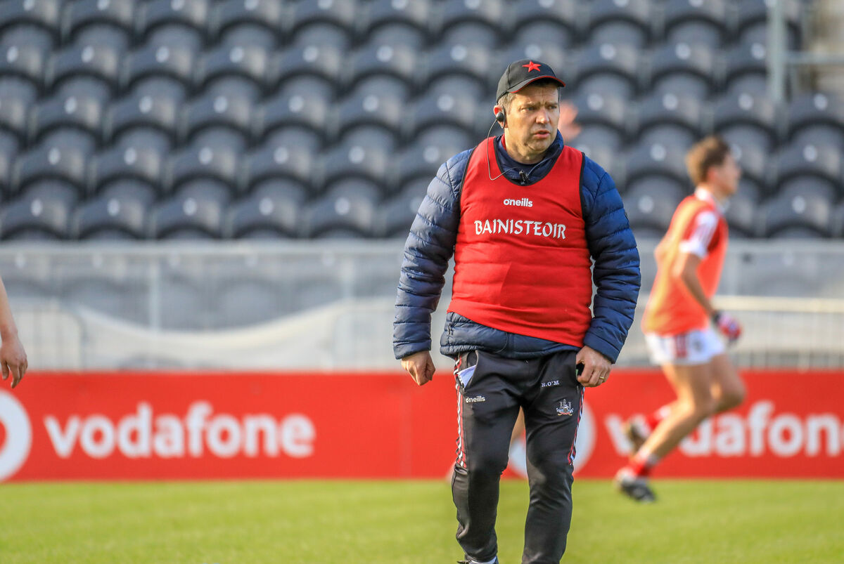 Cork U20 football manager Ray O'Mahony before the Kerry game last Wednesday. Picture: David Creedon