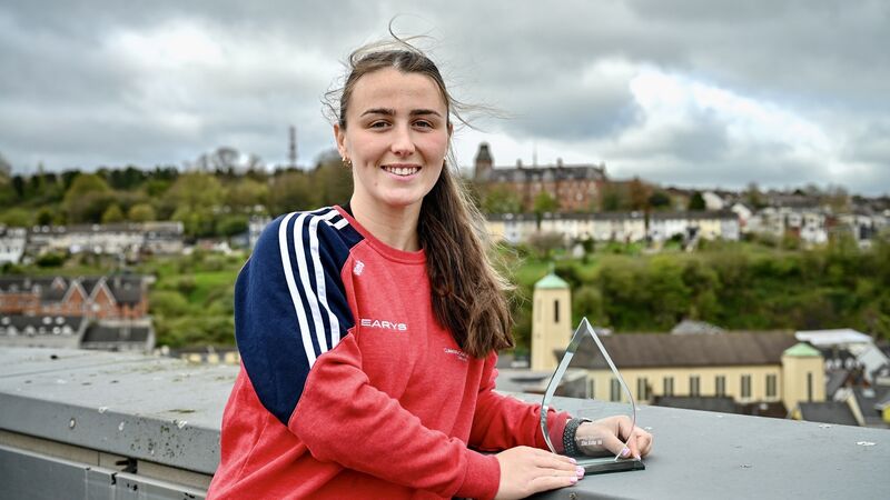 Lauren Homan points the way to Cork camogie success in league final