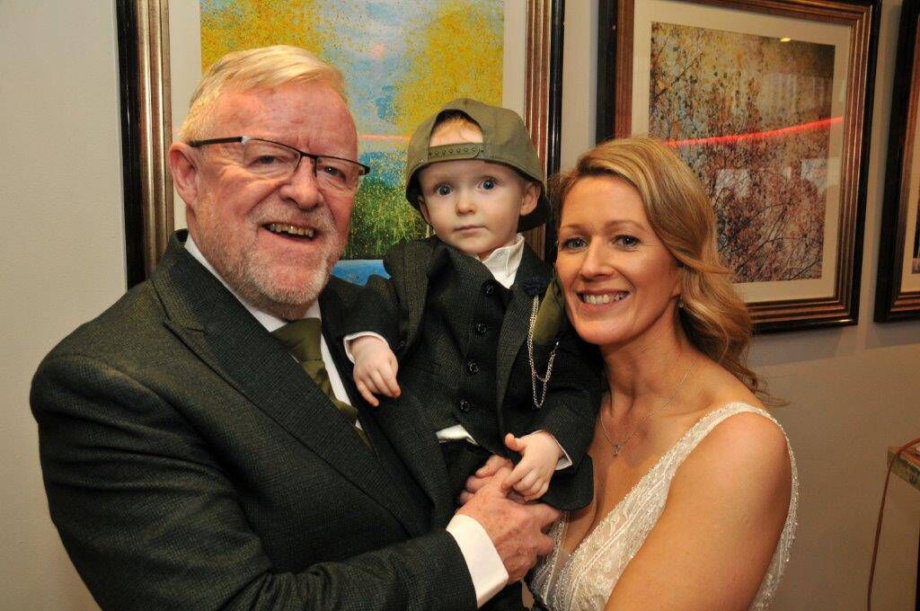Rose Lucey and Terry Brennan with their two-year-old son Harry, who was page boy on the day.Pictures: Joe Geoghegan Rose Lucey and Terry Brennan with their two-year-old son Harry, who was page boy on the day.Pictures: Joe Geoghegan