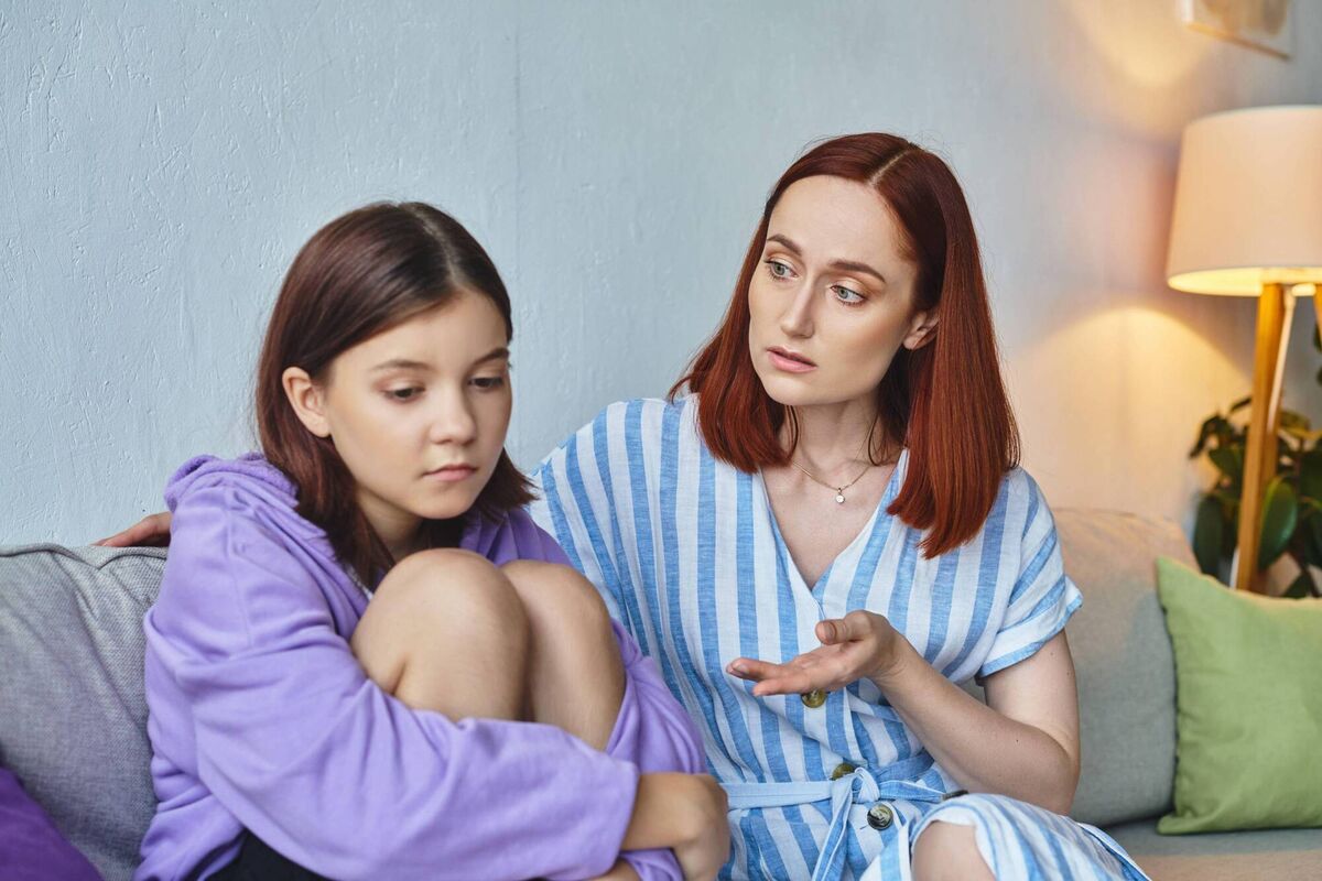 The key to supporting your children is to ensure they feel able to speak to you. Picture: PA