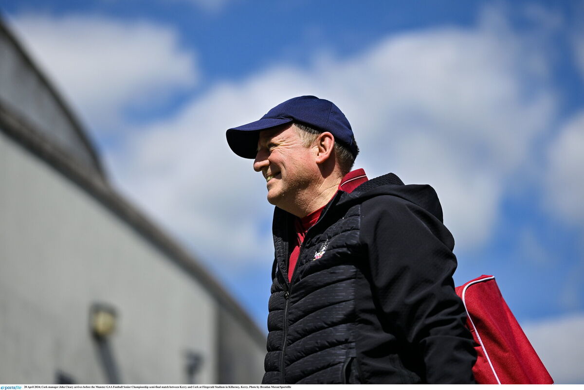 Cork manager John Cleary. Picture: Brendan Moran/Sportsfile Cork manager John Cleary. Picture: Brendan Moran/Sportsfile