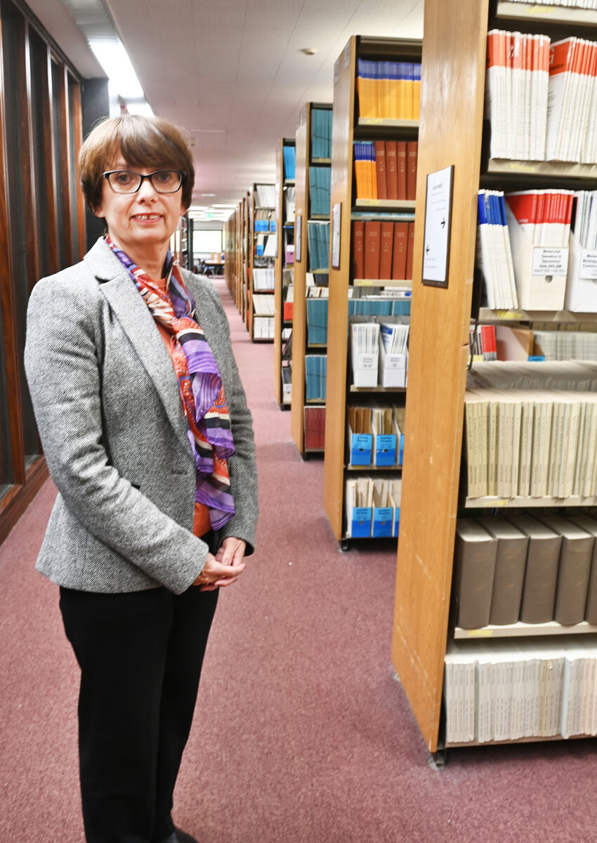 Coral Black, University librarian at the Boole library in UCC . Picture; Eddie O'Hare Coral Black, University librarian at the Boole library in UCC . Picture; Eddie O'Hare