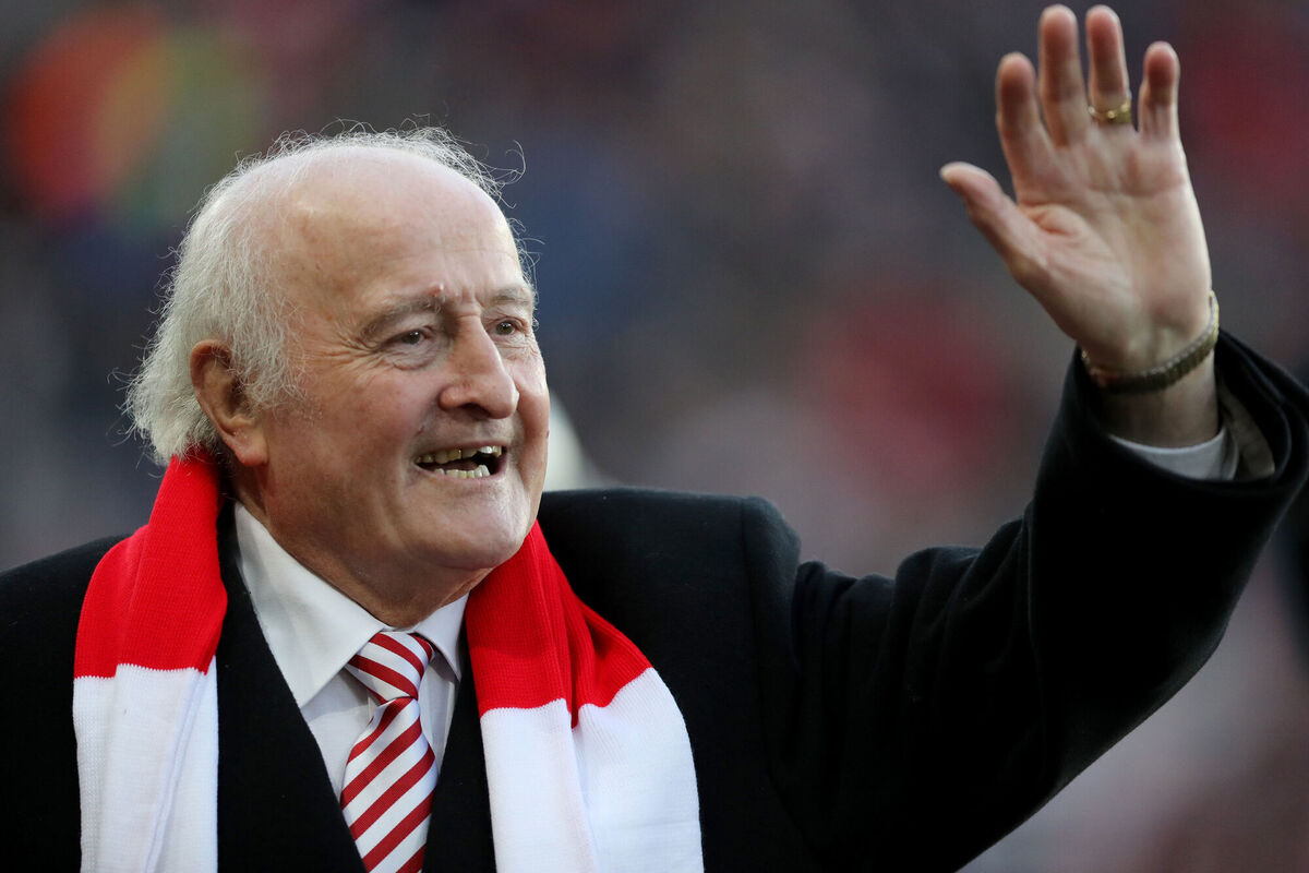 The late Charlie Hurley. The late Charlie Hurley.