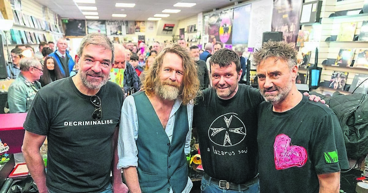 Pictures: Hothouse Flowers perform at MusicZone for Record Store Day in Togher - Vimarsana News