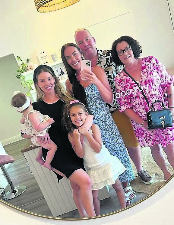 Amy Greene, originally of Blackrock, who has made her home in Perth, Australia, with her family