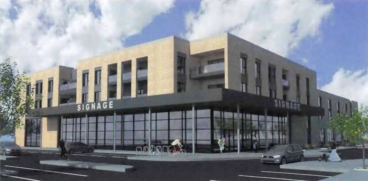 A CGI of the proposed development. A CGI of the proposed development.