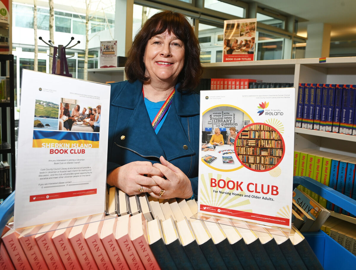  Emer Collins, supports 70 book clubs in Cork. Picture; Eddie O'Hare