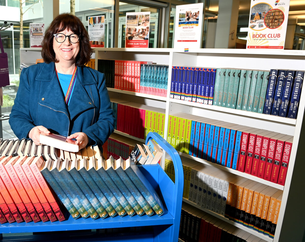 Emer Collins , book club coordinator at the Cork County council library and arts service . Picture; Eddie O'Hare