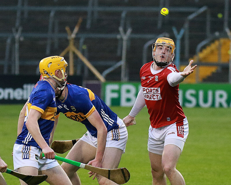 Cork's Cillian Tobin with his eyes on the ball. Picture: Brendan Gleeson Cork's Cillian Tobin with his eyes on the ball. Picture: Brendan Gleeson