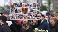 Final loving texts of teenage couple killed in collision read to funeral mourners