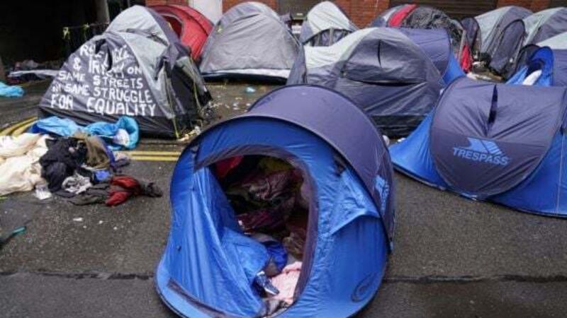 Asylum seekers pitch tents along Dublin's Grand Canal Asylum seekers pitch tents along Dublin's Grand Canal